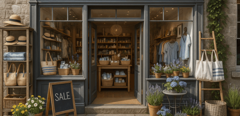 promotion dans une petite boutique